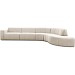 Elementenbank Lurnio afgerond beige rechts