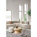 Elementenbank Lurnio afgerond beige rechts