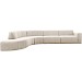 Elementenbank Lurnio afgerond beige links