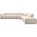Elementenbank Lurnio beige rechts