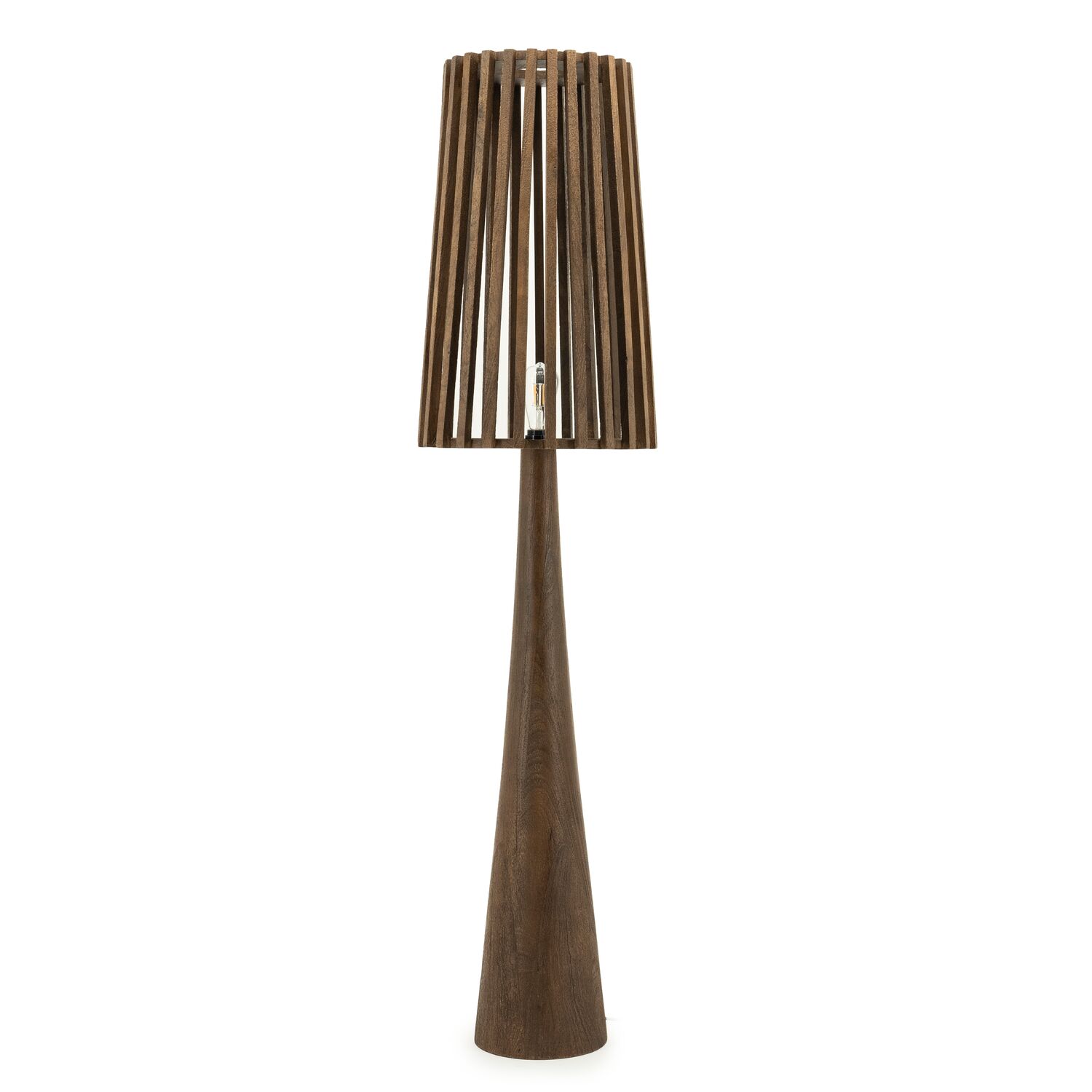 Vloerlamp Guard bruin