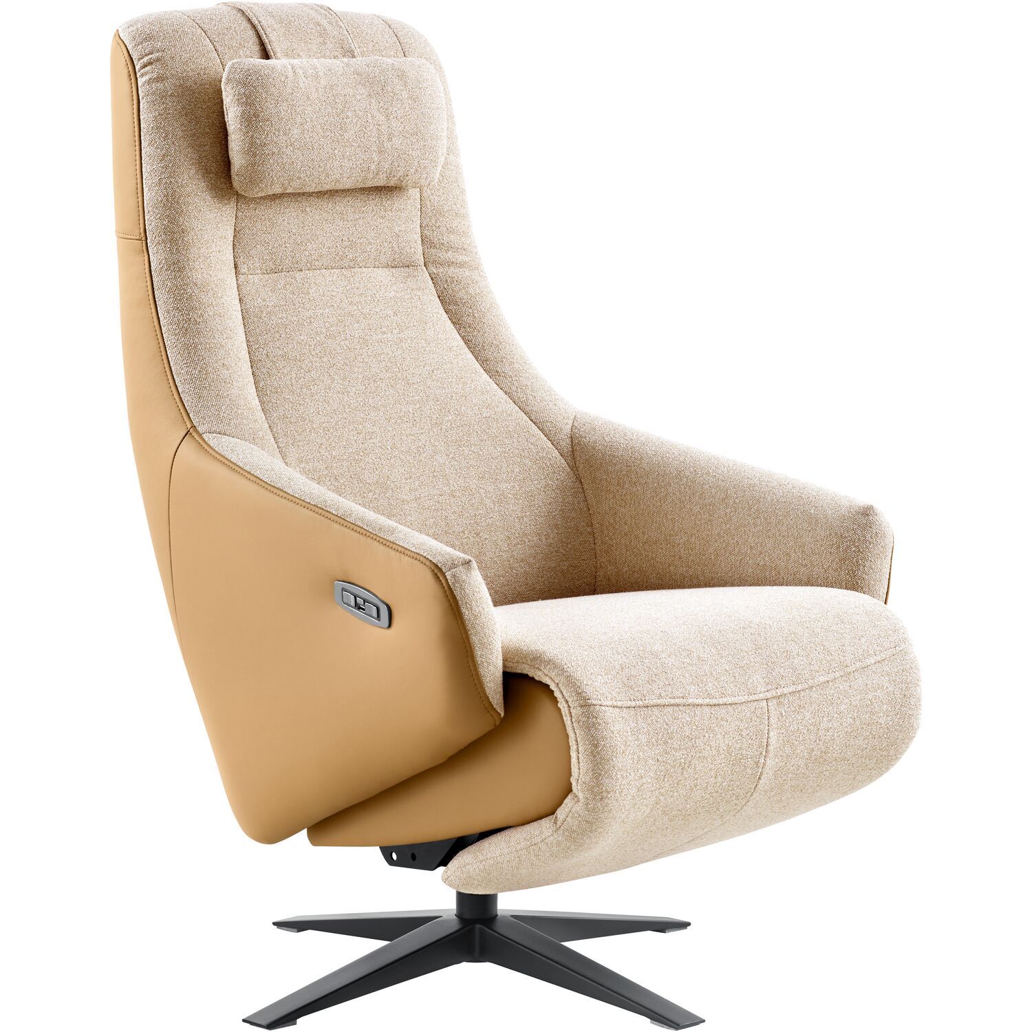 Relaxfauteuil Marlia zandbeige bruin