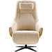 Relaxfauteuil Marlia zandbeige bruin