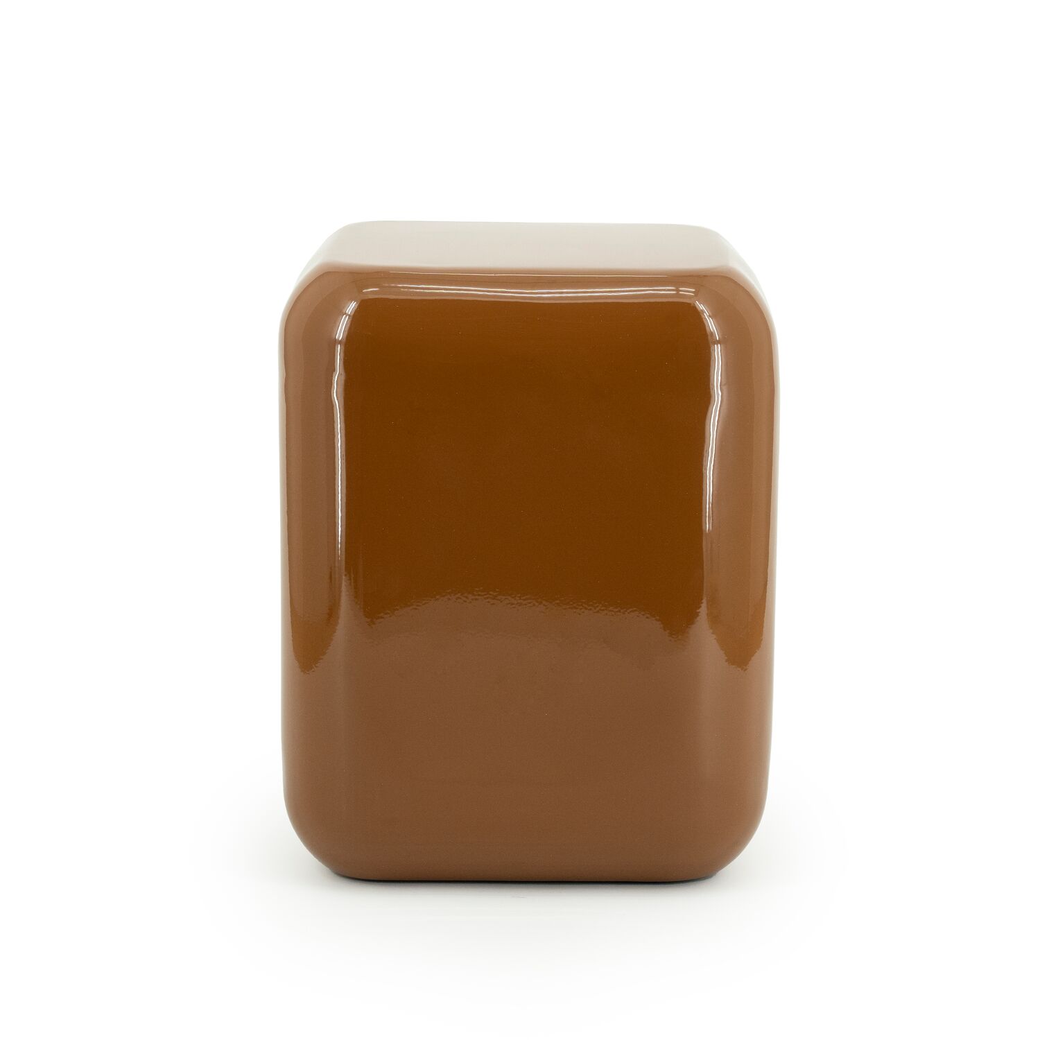 Poef bijzettafel Dixon bruin