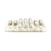 Bordspel Solitaire marmer beige