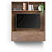 TV-wandkast Hatonia dark mango