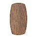 Eettafel Warita Deens ovaal houtstructuur 220x120cm