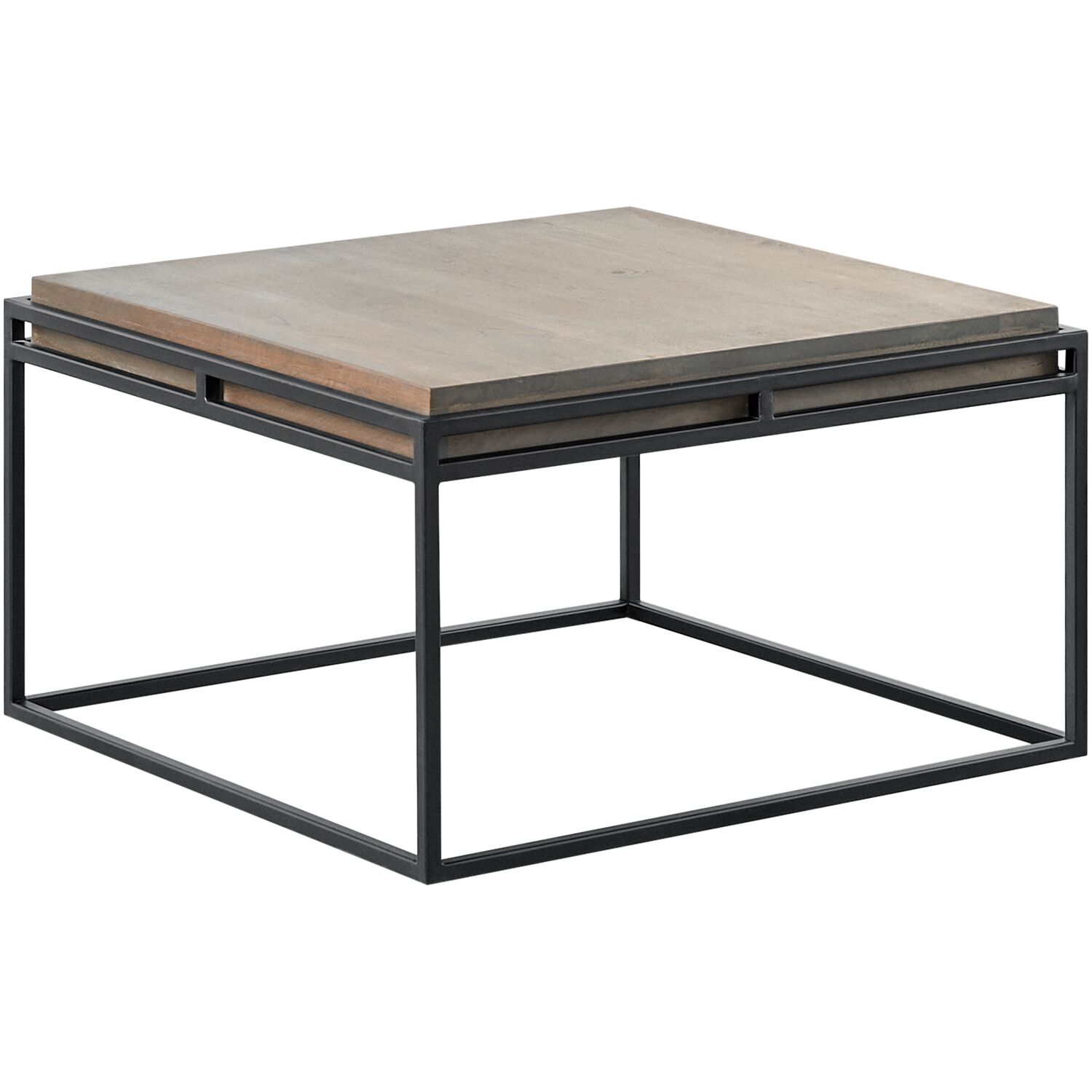 Salontafel Boldara mangohout vierkant 65x65cm