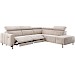 Hoekbank met relax Nardio taupe rechts