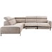 Hoekbank met relax Nardio taupe links