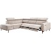 Hoekbank met relax Nardio taupe links