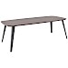 Eettafel Baltara Deens ovaal coffee bruin 240x100cm