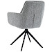 Eetkamerstoel Jasmia grijs metaal