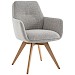 Eetkamerstoel Jasmia taupe hout