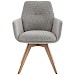 Eetkamerstoel Jasmia taupe hout