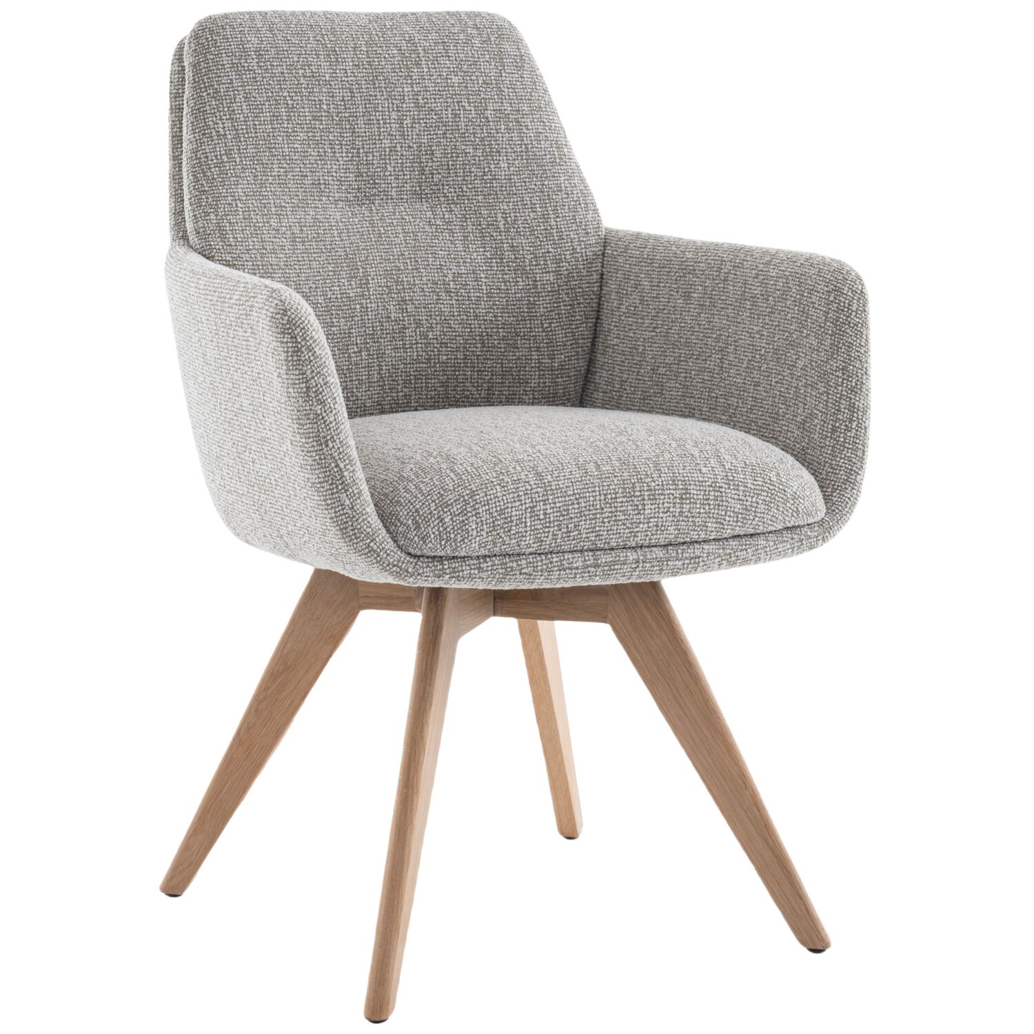 Eetkamerstoel Jasmia taupe hout