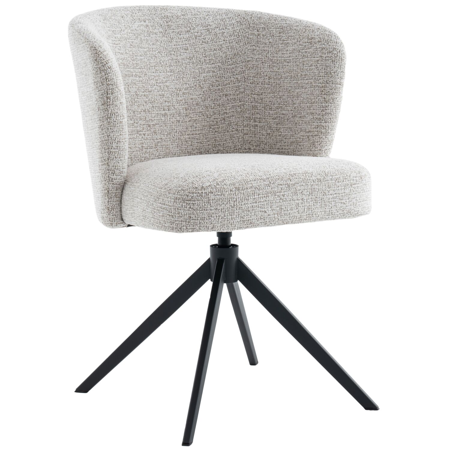 Eetkamerstoel Mandolia beige metaal