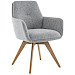 Eetkamerstoel Jasmia grijs hout