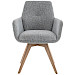 Eetkamerstoel Jasmia grijs hout