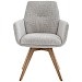 Eetkamerstoel Jasmia beige hout