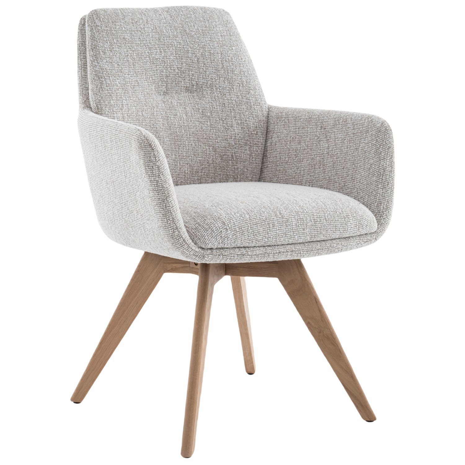 Eetkamerstoel Jasmia beige hout