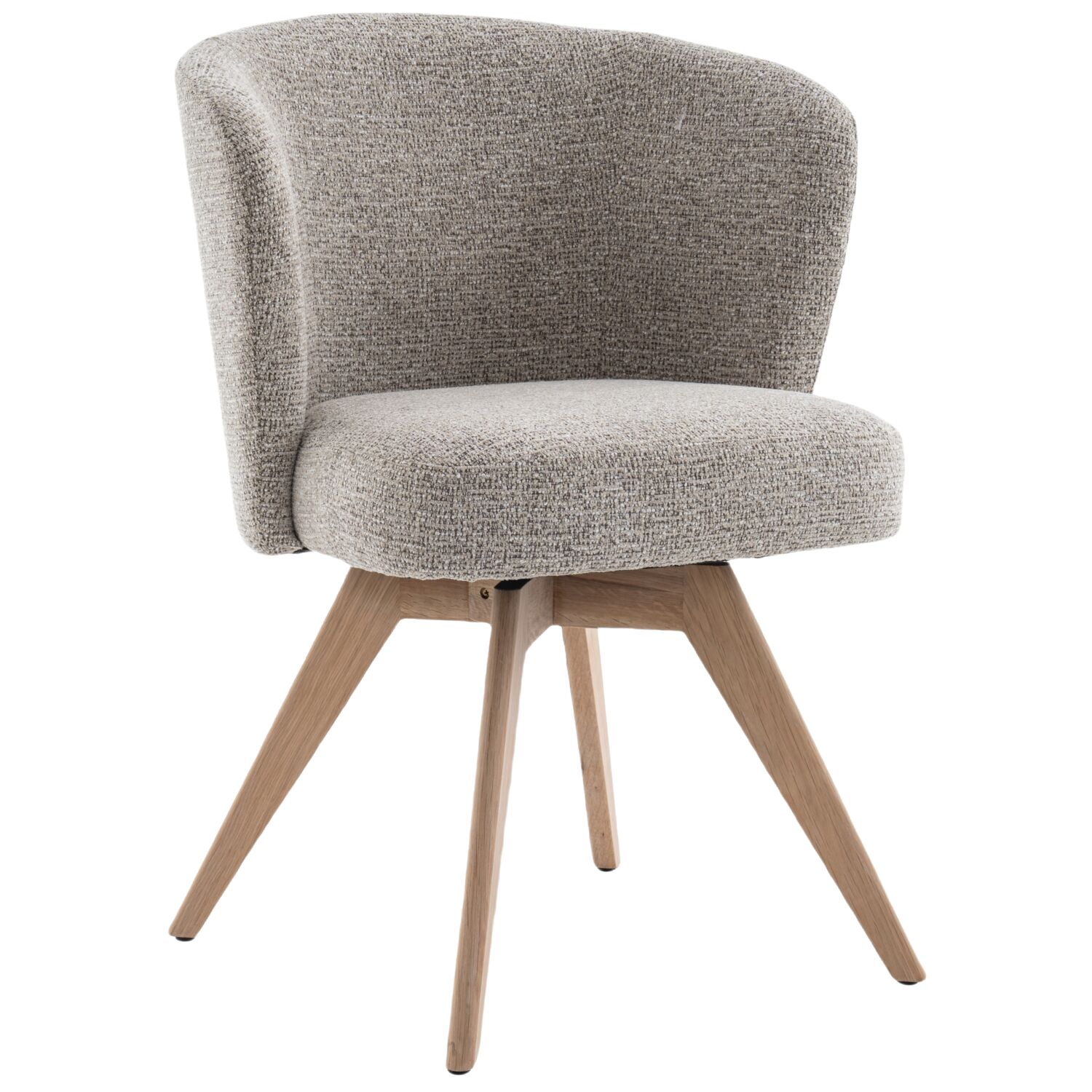 Eetkamerstoel Mandolia taupe hout