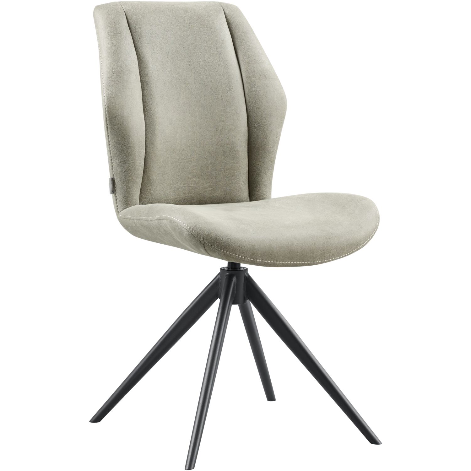 Eetkamerstoel Dayla grijs metaal