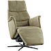 Relaxfauteuil Pomonti met sta-op L groen microleer