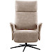 Relaxfauteuil Heranti M grijs microleder