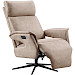 Relaxfauteuil Heranti M grijs microleder