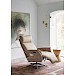 Relaxfauteuil Heranti M grijs microleder
