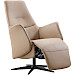 Relaxfauteuil Blomira L bruin leer