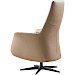 Relaxfauteuil Blomira L bruin leer