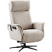 Relaxfauteuil Heranti met sta-op L grijs