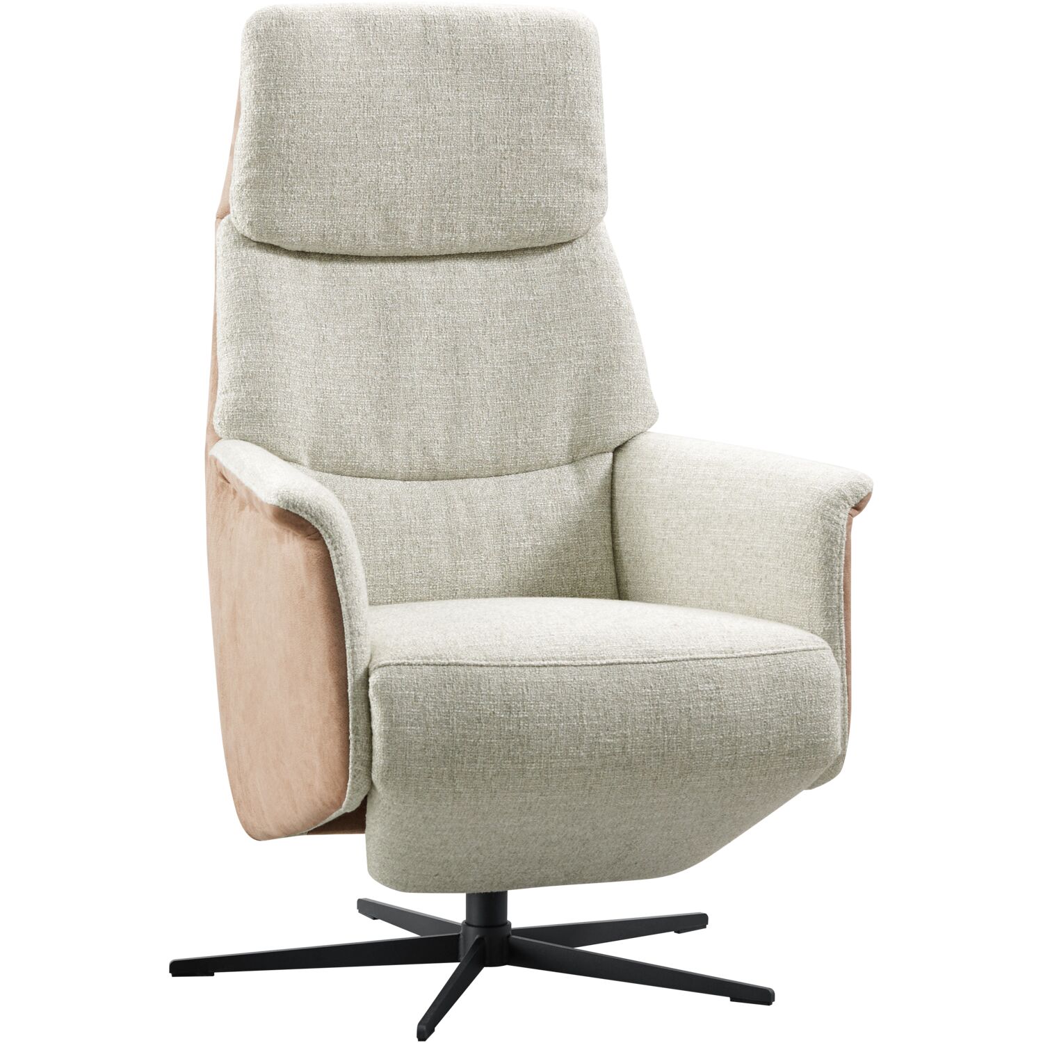 Relaxfauteuil Pomonti M grijs bruin