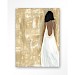 Wanddecoratie She opened her heart beige