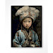 Wanddecoratie Traditional child 2 blauw