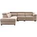 Hoekbank Celino met relax beige links