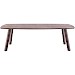 Eettafel Tabiro Deens ovaal bruin 240x100cm