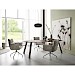 Eettafel Tabiro Deens ovaal bruin 240x100cm