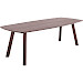 Eettafel Tabiro Deens ovaal bruin 240x100cm