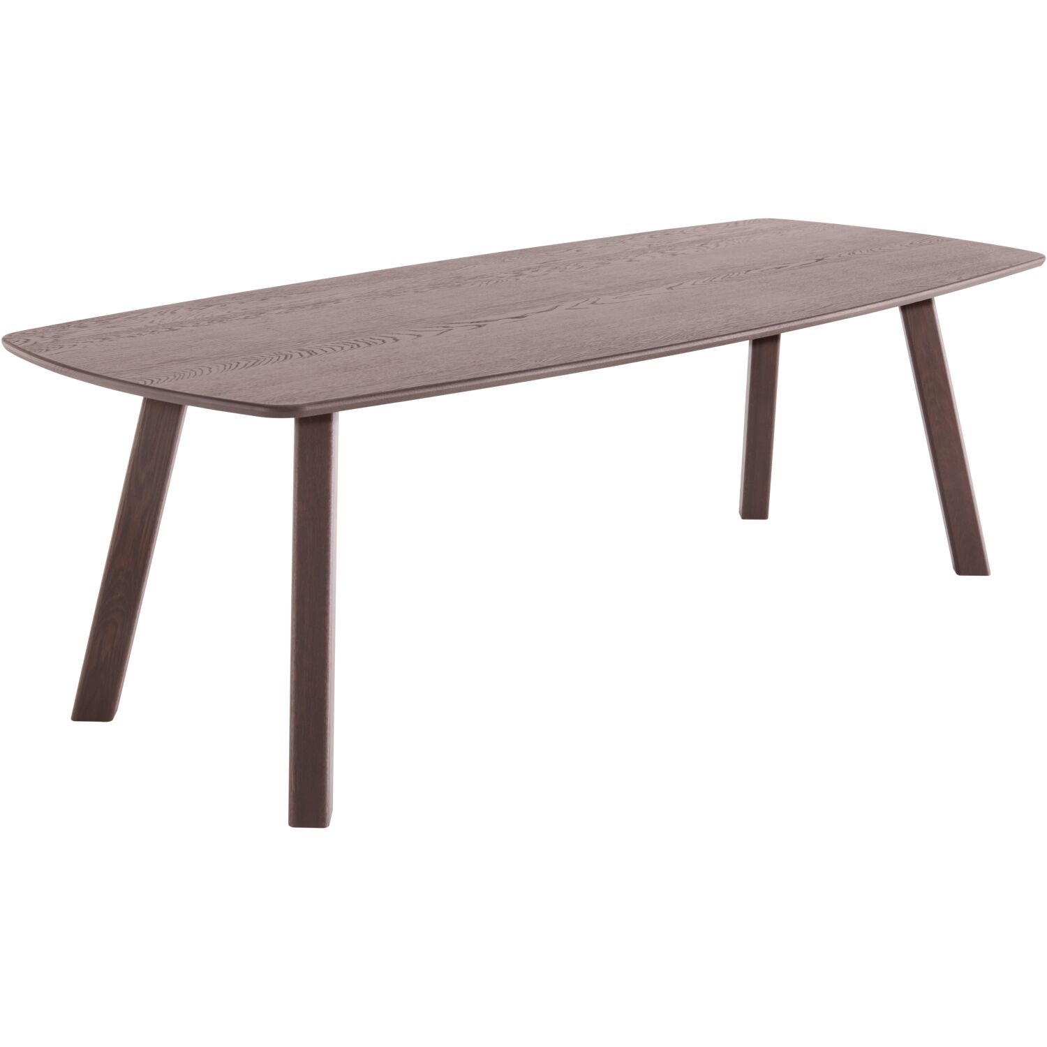 Eettafel Tabiro Deens ovaal bruin 240x100cm