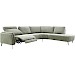 Hoekbank Harina met relax groen rechts