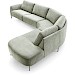 Hoekbank Harina met relax groen rechts