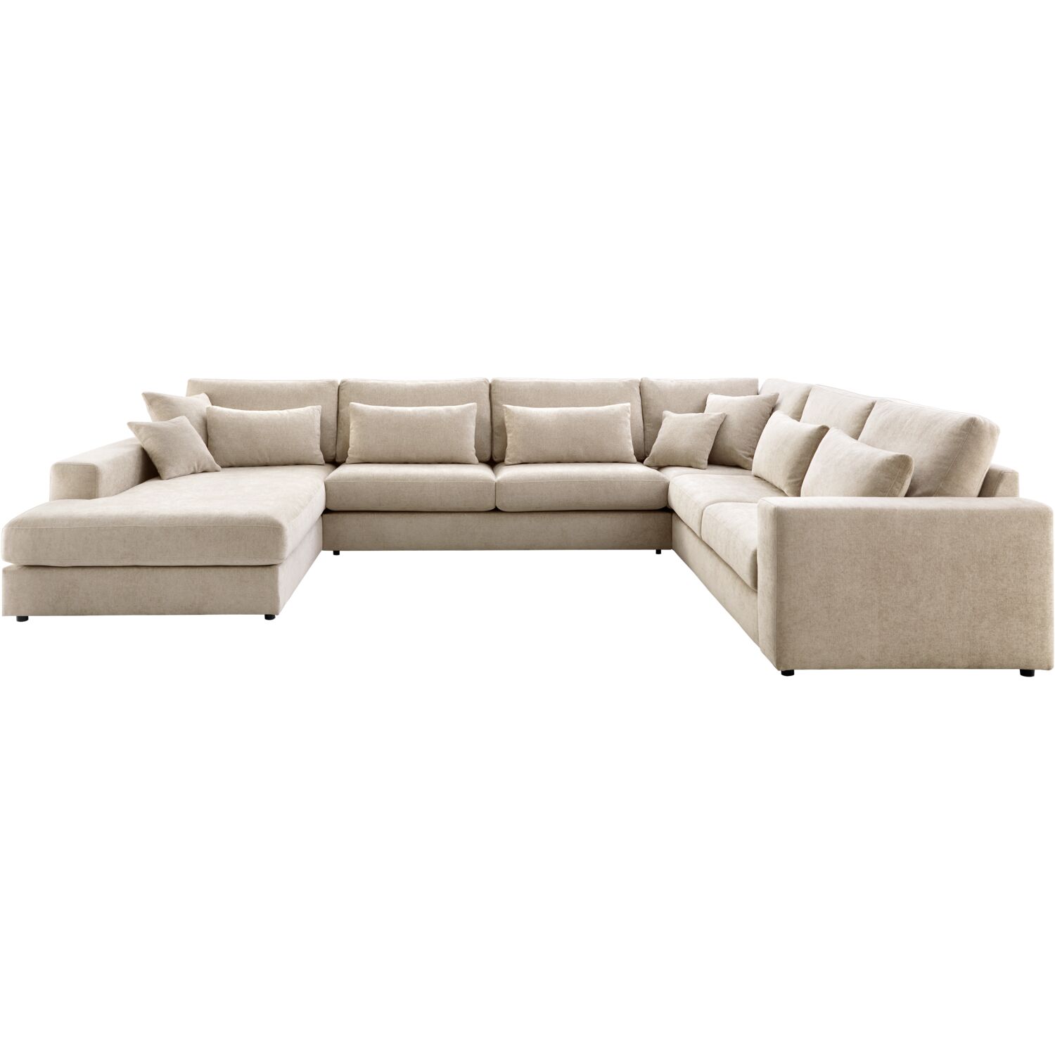 Hoekbank Rovella beige rechts