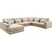 Hoekbank Rovella beige rechts