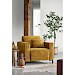 Fauteuil Alpa pocketveren/HR-schuim zitting gold