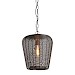Hanglamp Barzio mat zwart rond 31cm 1-lichts