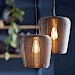 Hanglamp Barzio mat zwart rond 31cm 1-lichts