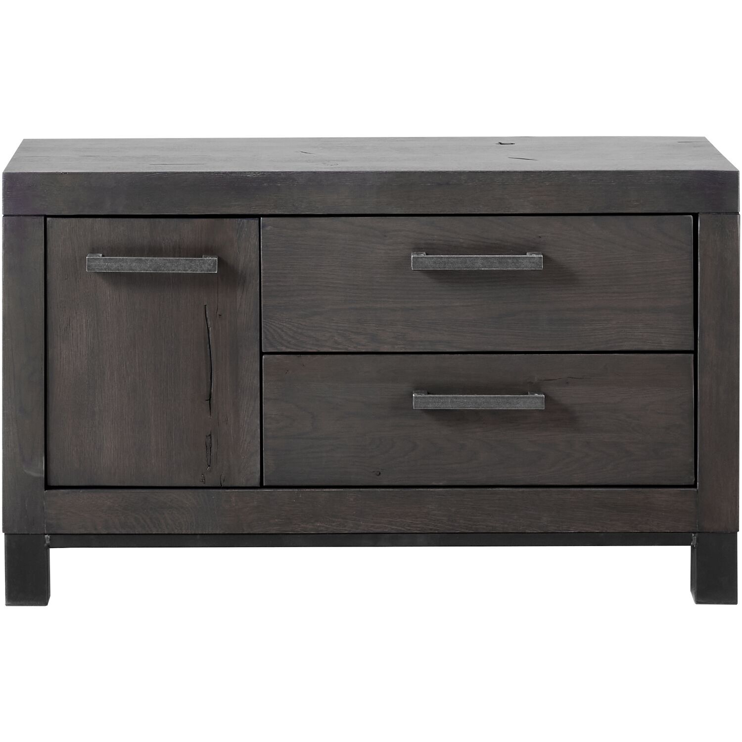 TV-meubel Hevano (102 Cm) grafiet eiken hout